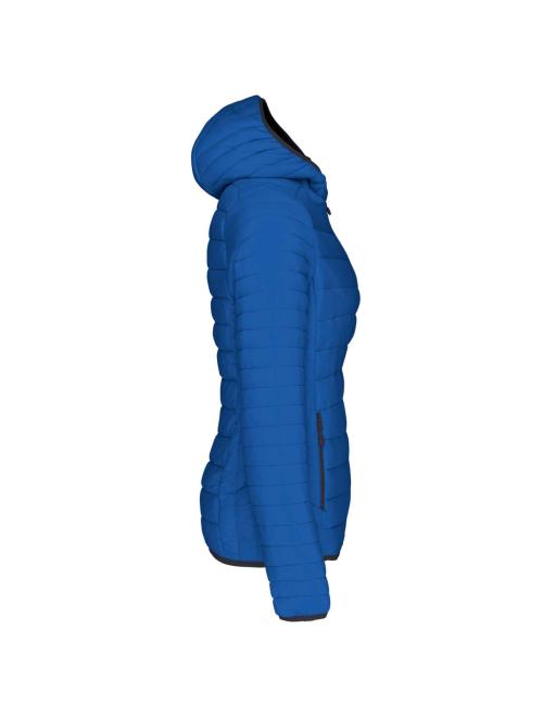 LADIES' LIGHTWEIGHT HOODED PADDED JACKET