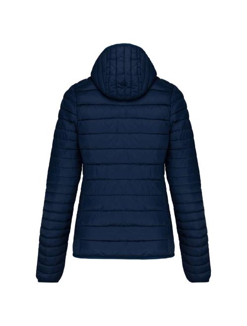LADIES' LIGHTWEIGHT HOODED PADDED JACKET