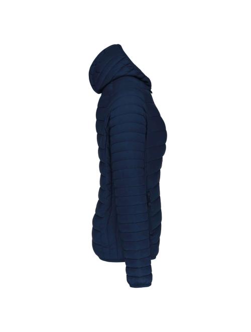 LADIES' LIGHTWEIGHT HOODED PADDED JACKET