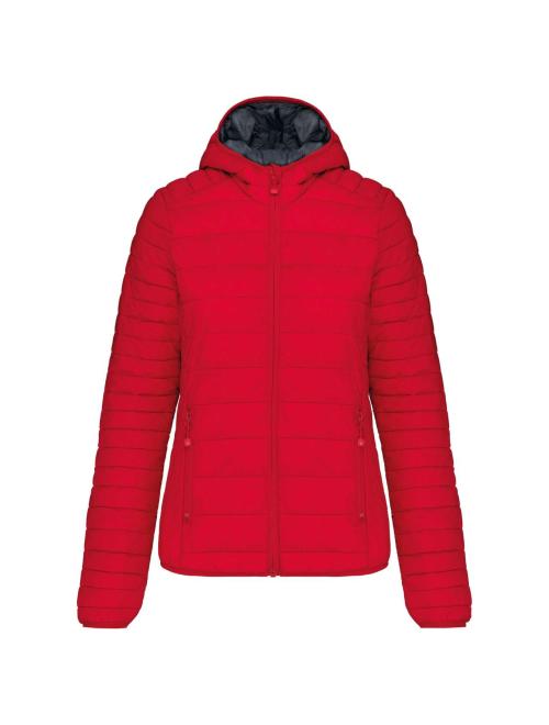 LADIES' LIGHTWEIGHT HOODED PADDED JACKET LADIES' LIGHTWEIGHT HOODED PADDED JACKET