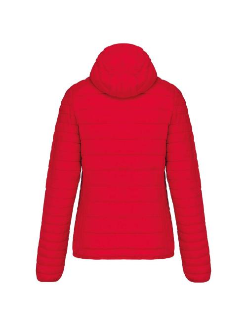 LADIES' LIGHTWEIGHT HOODED PADDED JACKET