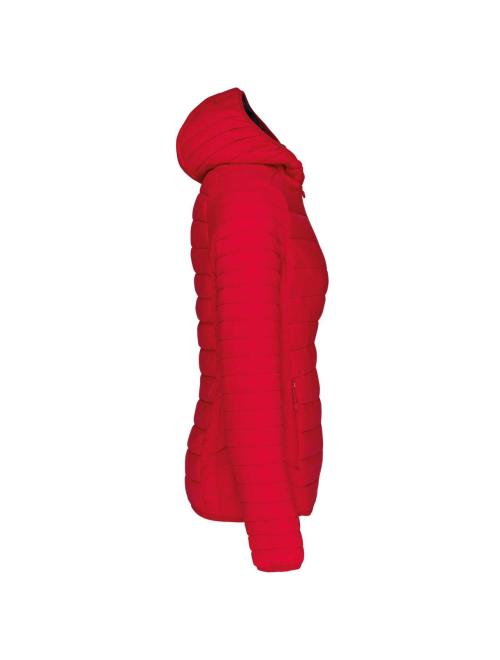 LADIES' LIGHTWEIGHT HOODED PADDED JACKET