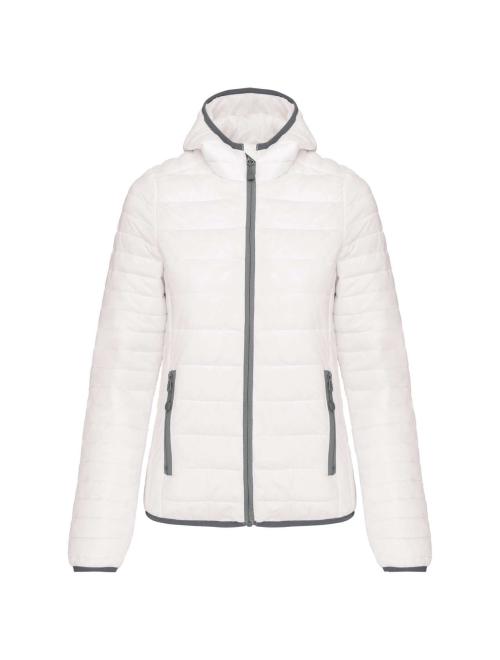 LADIES' LIGHTWEIGHT HOODED PADDED JACKET LADIES' LIGHTWEIGHT HOODED PADDED JACKET