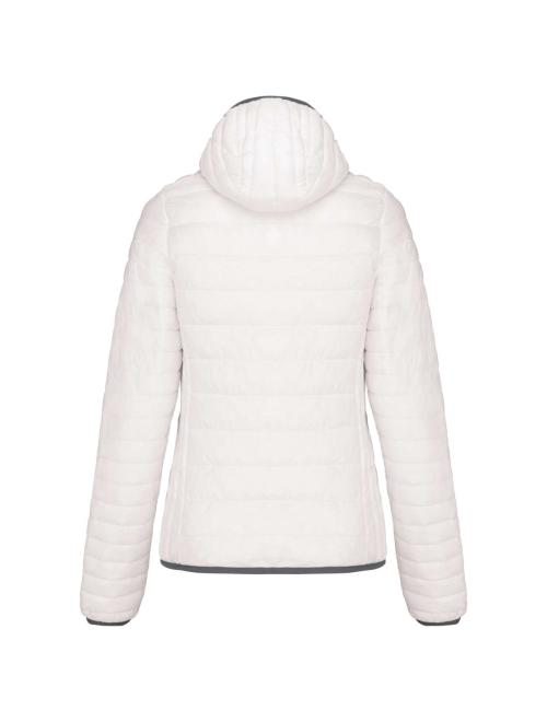 LADIES' LIGHTWEIGHT HOODED PADDED JACKET LADIES' LIGHTWEIGHT HOODED PADDED JACKET