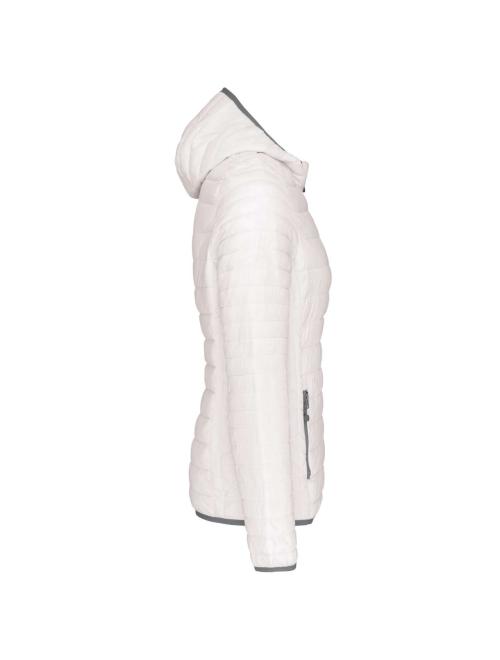 LADIES' LIGHTWEIGHT HOODED PADDED JACKET LADIES' LIGHTWEIGHT HOODED PADDED JACKET