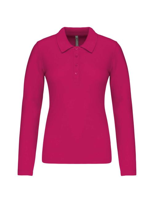 LADIES’ LONG-SLEEVED PIQUÉ POLO SHIRT LADIES’ LONG-SLEEVED PIQUÉ POLO SHIRT