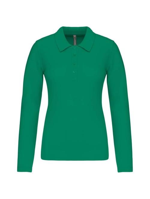 LADIES’ LONG-SLEEVED PIQUÉ POLO SHIRT LADIES’ LONG-SLEEVED PIQUÉ POLO SHIRT