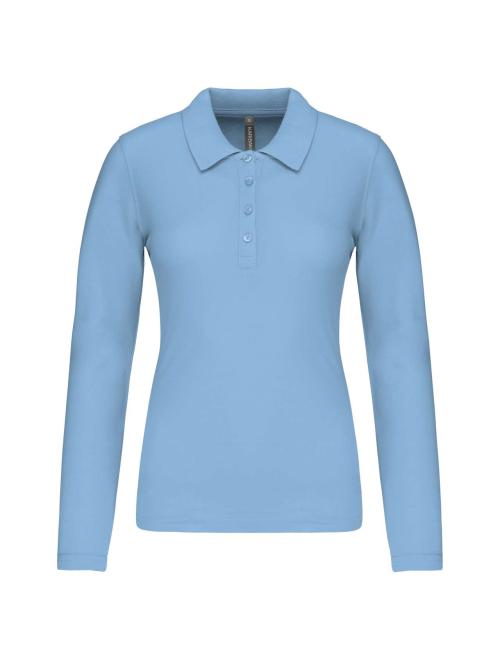 LADIES’ LONG-SLEEVED PIQUÉ POLO SHIRT LADIES’ LONG-SLEEVED PIQUÉ POLO SHIRT