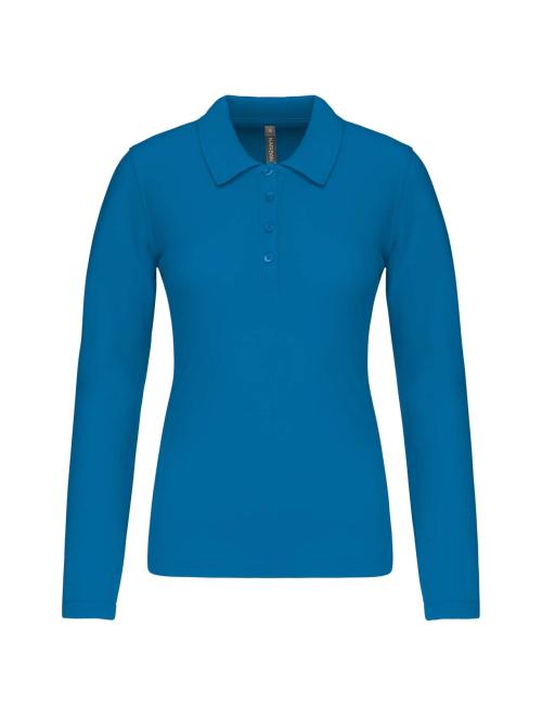 LADIES’ LONG-SLEEVED PIQUÉ POLO SHIRT LADIES’ LONG-SLEEVED PIQUÉ POLO SHIRT