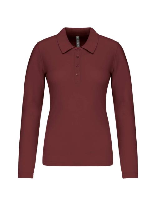 LADIES’ LONG-SLEEVED PIQUÉ POLO SHIRT LADIES’ LONG-SLEEVED PIQUÉ POLO SHIRT
