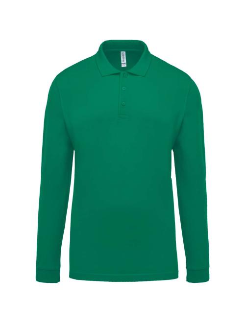 MEN'S LONG-SLEEVED PIQUÉ POLO SHIRT