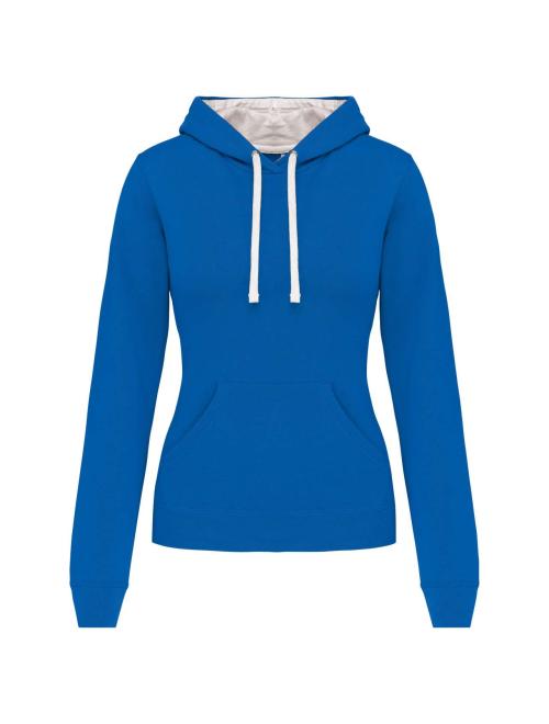 LADIES’ CONTRAST HOODED SWEATSHIRT LADIES’ CONTRAST HOODED SWEATSHIRT