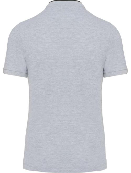 MEN'S SHORT SLEEVE POLO SHIRT WITH MANDARIN COLLAR