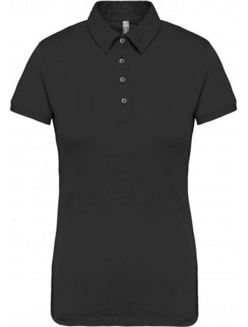 LADIES' SHORT SLEEVE JERSEY POLO SHIRT