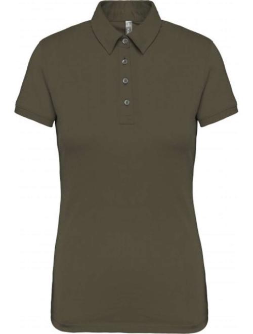 LADIES' SHORT SLEEVE JERSEY POLO SHIRT