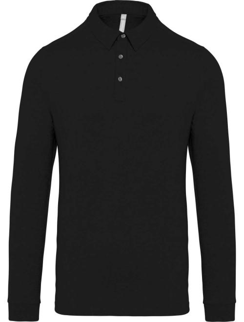 MEN'S LONG SLEEVE JERSEY POLO SHIRT