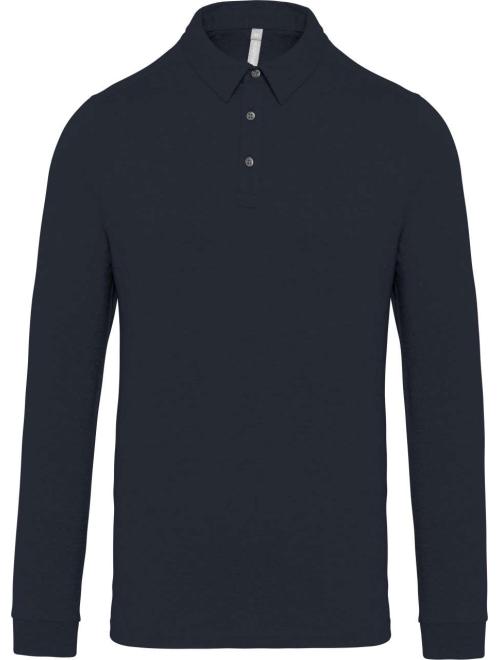 MEN'S LONG SLEEVE JERSEY POLO SHIRT