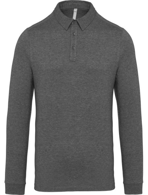 MEN'S LONG SLEEVE JERSEY POLO SHIRT