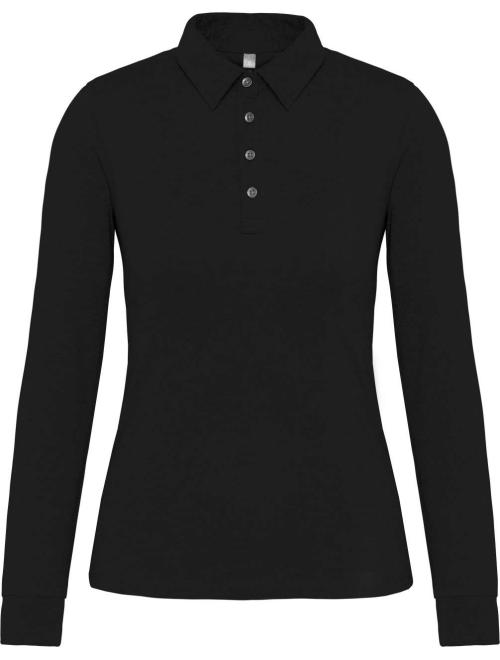 LADIES' LONG SLEEVE JERSEY POLO SHIRT LADIES' LONG SLEEVE JERSEY POLO SHIRT