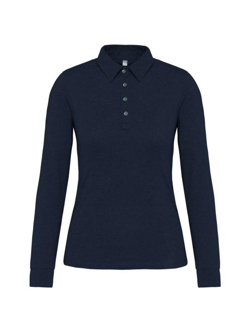 LADIES' LONG SLEEVE JERSEY POLO SHIRT LADIES' LONG SLEEVE JERSEY POLO SHIRT