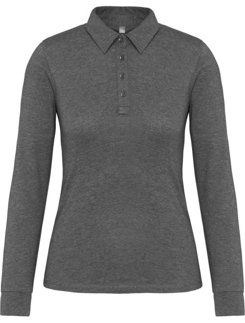 LADIES' LONG SLEEVE JERSEY POLO SHIRT LADIES' LONG SLEEVE JERSEY POLO SHIRT