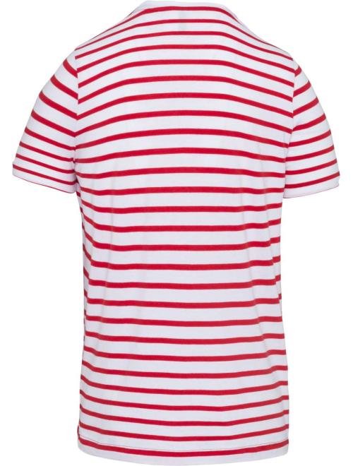 KIDS' STRIPED SHORT SLEEVE SAILOR T-SHIRT WITH POCKET