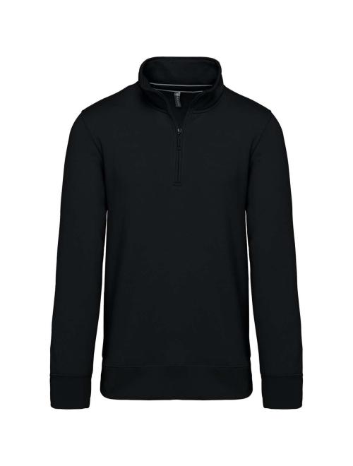 ZIPPED NECK SWEATSHIRT ZIPPED NECK SWEATSHIRT