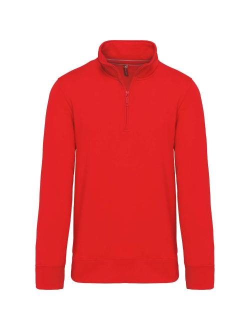 ZIPPED NECK SWEATSHIRT ZIPPED NECK SWEATSHIRT