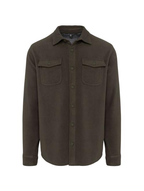 SHERPA-LINED FLEECE OVERSHIRT SHERPA-LINED FLEECE OVERSHIRT