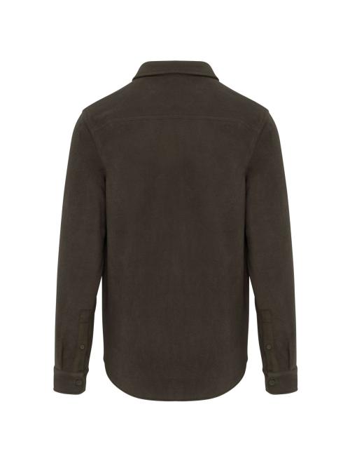 SHERPA-LINED FLEECE OVERSHIRT SHERPA-LINED FLEECE OVERSHIRT