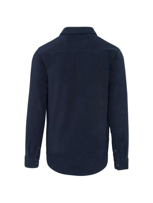SHERPA-LINED FLEECE OVERSHIRT