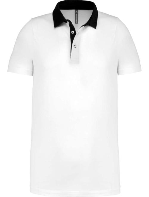 MEN'S TWO-TONE JERSEY POLO SHIRT MEN'S TWO-TONE JERSEY POLO SHIRT