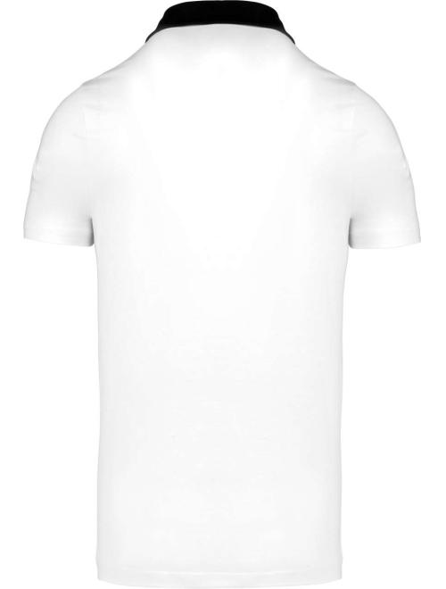 MEN'S TWO-TONE JERSEY POLO SHIRT MEN'S TWO-TONE JERSEY POLO SHIRT