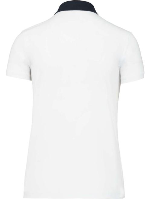 LADIES' TWO-TONE JERSEY POLO SHIRT LADIES' TWO-TONE JERSEY POLO SHIRT