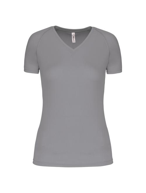 LADIES’ V-NECK SHORT SLEEVE SPORTS T-SHIRT LADIES’ V-NECK SHORT SLEEVE SPORTS T-SHIRT