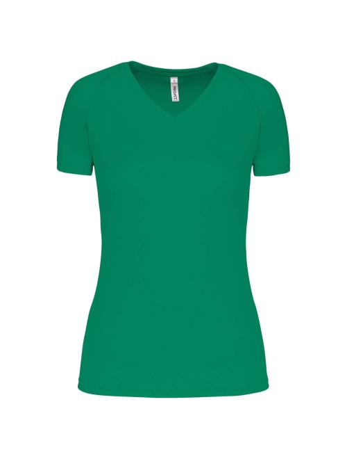 LADIES’ V-NECK SHORT SLEEVE SPORTS T-SHIRT LADIES’ V-NECK SHORT SLEEVE SPORTS T-SHIRT