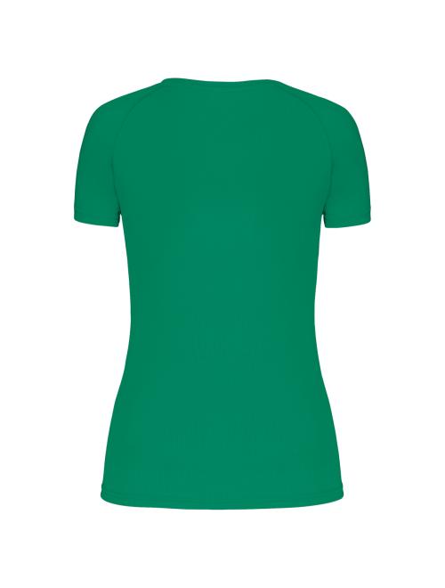 LADIES’ V-NECK SHORT SLEEVE SPORTS T-SHIRT