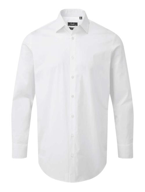 MEN'S STRETCH-FIT COTTON POPLIN LONG SLEEVE SHIRT