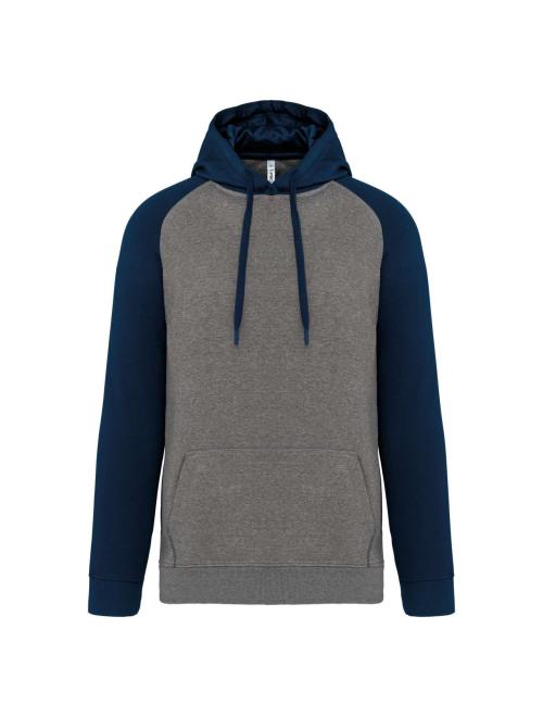 ADULT TWO-TONE HOODED SWEATSHIRT ADULT TWO-TONE HOODED SWEATSHIRT