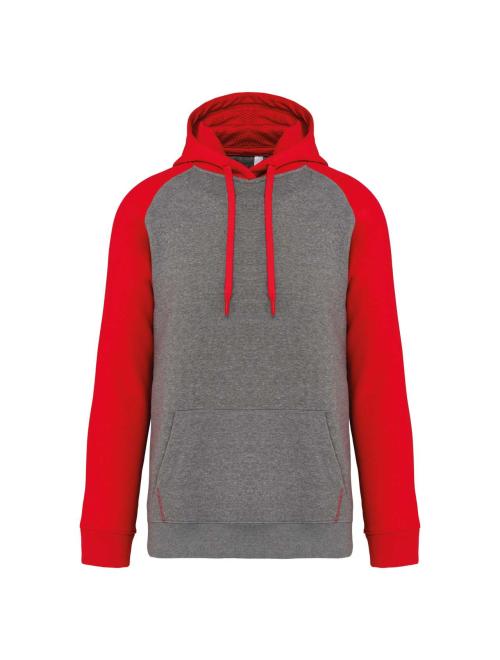 ADULT TWO-TONE HOODED SWEATSHIRT ADULT TWO-TONE HOODED SWEATSHIRT