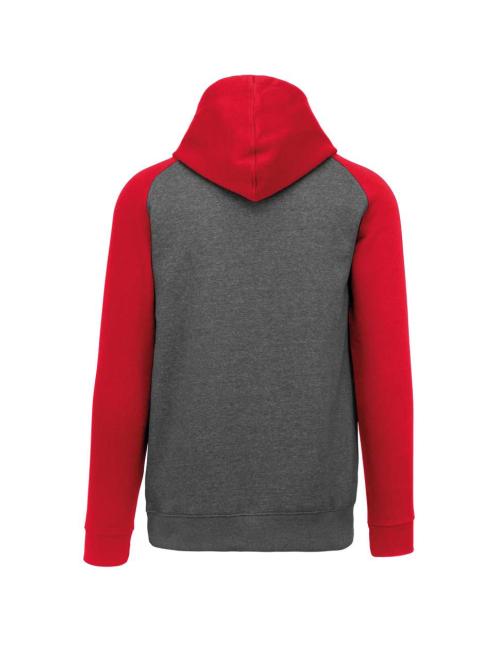 KIDS' TWO-TONE HOODED SWEATSHIRT