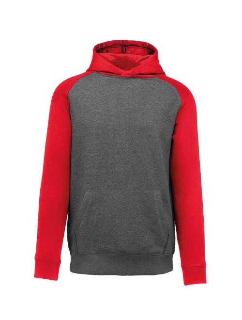 KIDS' TWO-TONE HOODED SWEATSHIRT