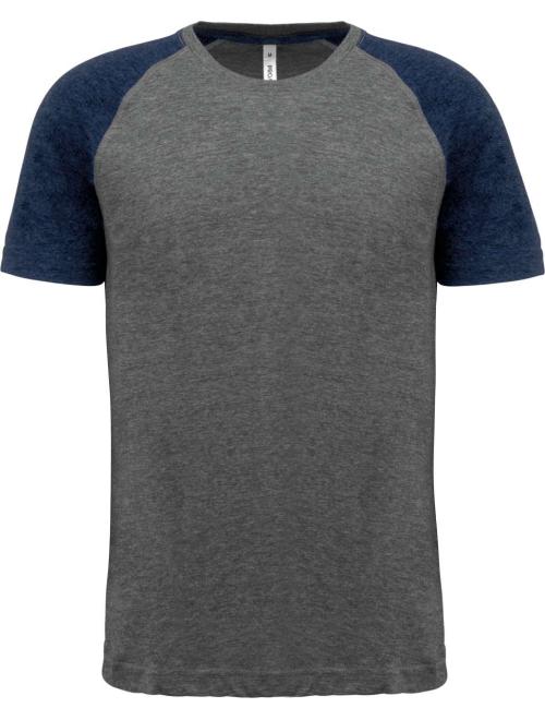 ADULT TWO-TONE SPORTS SHORT SLEEVE T-SHIRT