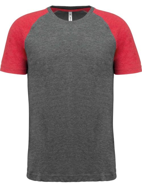ADULT TWO-TONE SPORTS SHORT SLEEVE T-SHIRT