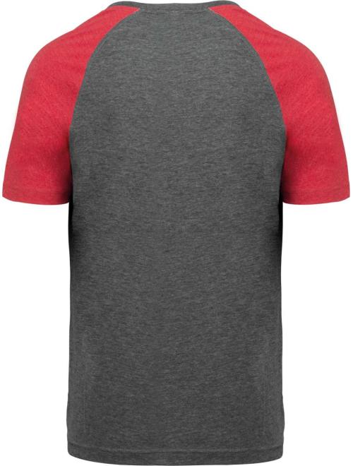 ADULT TWO-TONE SPORTS SHORT SLEEVE T-SHIRT