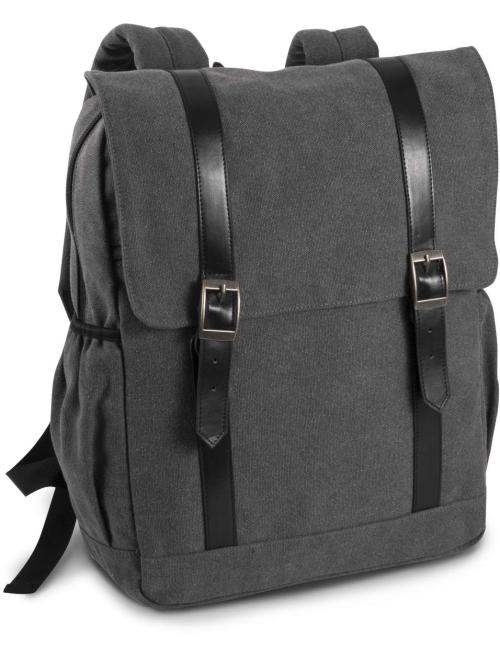 FLAP-TOP CANVAS BACKPACK