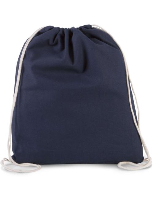 ORGANIC COTTON SMALL DRAWSTING BACKPACK