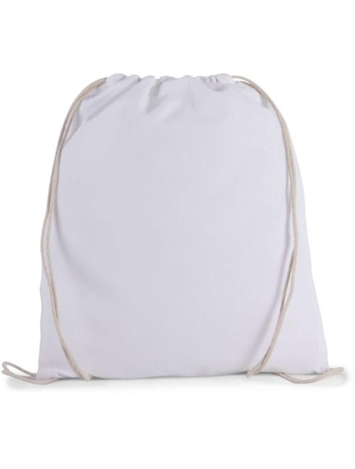 ORGANIC COTTON SMALL DRAWSTING BACKPACK