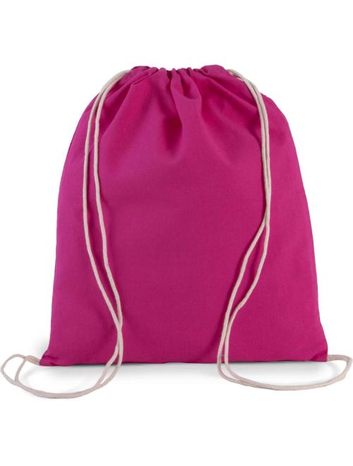ORGANIC COTTON SMALL DRAWSTING BACKPACK