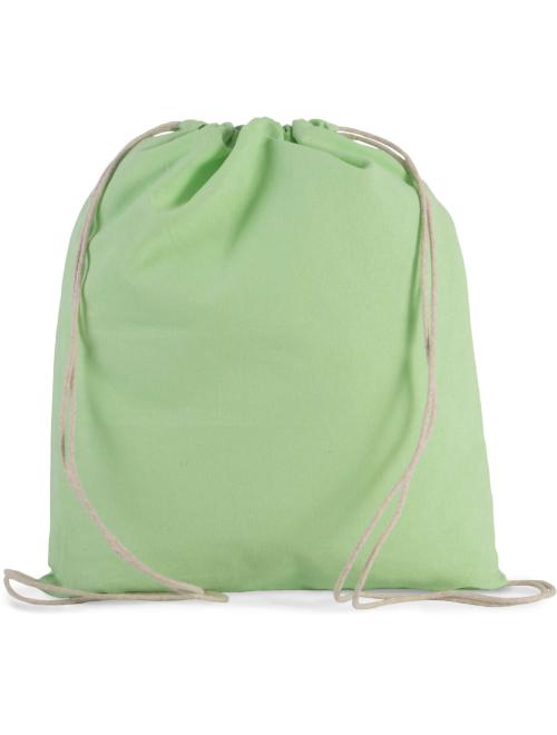 ORGANIC COTTON SMALL DRAWSTING BACKPACK